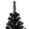 vidaXL Kerstboom met 300 LED met standaard Zwart 240 cm PVC