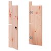 vidaXL Keukendeur 2 pcs Bruin 50 x 9 x 82 cm massief douglas