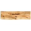 vidaXL Tafelblad met natuurlijke rand 100x30x2,5 cm massief mangohout