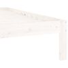 vidaXL Bedframe massief grenenhout wit 120x200 cm