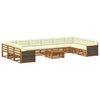 vidaXL Sofa-Sets 11 st Massief Acaciahout