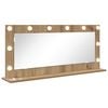 vidaXL Schmink Spiegel Artisan Eiken 100 x 45 x 18 cm Rechthoekig