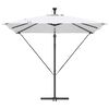 vidaXL Cantilever Banana Parasol Zand 249 x 249 x 250 cm