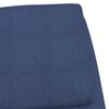 vidaXL Relaxstoel stof blauw