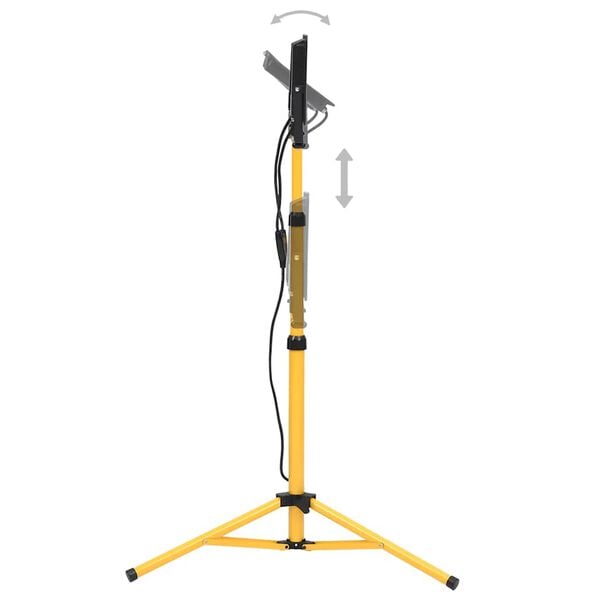 vidaXL Spotlight met statief LED 2x100 W koudwit