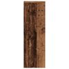 vidaXL Plantenstandaard 33x33x100 cm bewerkt hout oud houtkleurig