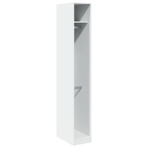 vidaXL Kledingkast 30x50x200 cm bewerkt hout wit