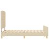 vidaXL Bedframe met hoofdeinde Cr&egrave;me 160 x 200 cm Stof