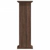 vidaXL Plantenstandaard 33x33x100 cm bewerkt hout bruin eikenkleurig