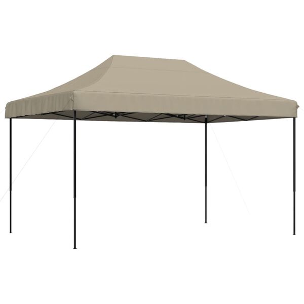 vidaXL Partytent inklapbaar pop-up 440x292x315 cm taupe