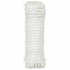 vidaXL Boottouw 10 mm 6 m Wit Polyester