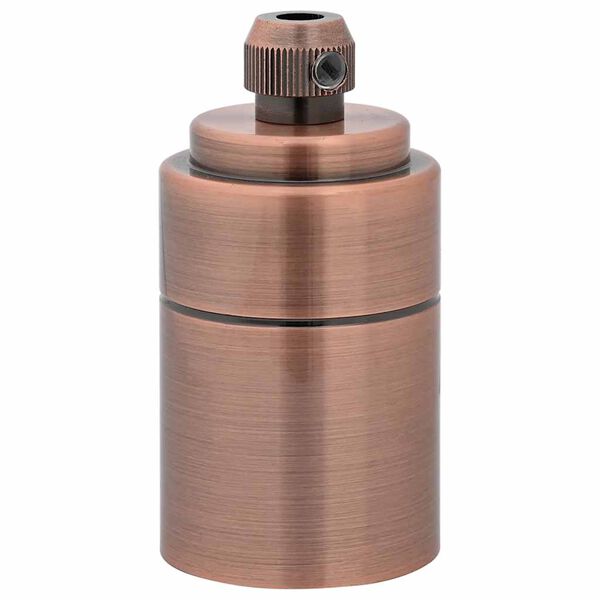 vidaXL Lamphouders 2 st rood brons E27