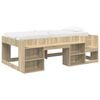vidaXL Jeugd bedframe met opbergruimte Sonoma Eiken 90 x 200 cm