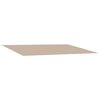 vidaXL Vervangingsdoek voor zonnescherm Beige 400 x 200 cm Polyester