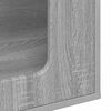vidaXL Kattenhuis Grijs Sonoma 51 x 30 x 42,5 cm Bewerkt hout