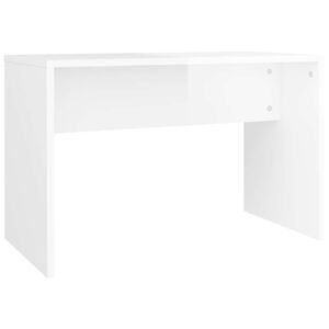 vidaXL Kaptafelkruk 70x35x45 cm bewerkt hout hoogglans wit