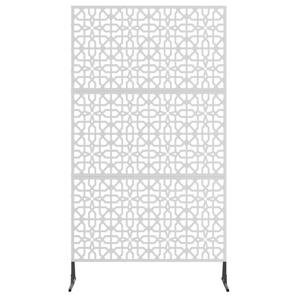 vidaXL Privacyscherm Grijs 100 x 50 x 180 cm Staal