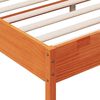 vidaXL Bedframe zonder matras massief grenenhout wasbruin 180x200 cm