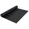 vidaXL Worteldoek 2x5 m PP zwart