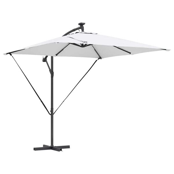 vidaXL Cantilever Banana Parasol Zand 249 x 249 x 250 cm
