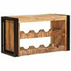 vidaXL Wijnrek Bruin 100 x 45 x 33 cm Massief Ruw Mango Hout