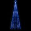 vidaXL Kerstboom met grondpin 310 LED's blauw 300 cm