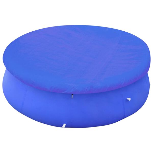 vidaXL Zwembadhoezen 2 st rond 90 g/m&sup2; 460 cm PE