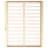 vidaXL Bedframe massief hout 120x200 cm