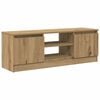 vidaXL Tv-meubel 102x30x36 cm bewerkt hout artisanaal eikenkleur
