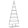 vidaXL Kerstdecoratie kerstboom 150 cm metaal zwart