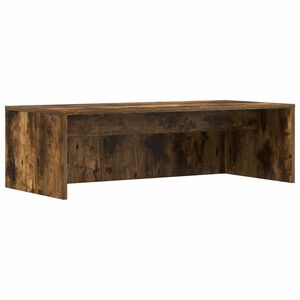 vidaXL Wandbureau Gerookt eiken Bewerkt hout 100 x 45 x 30 cm