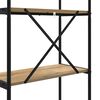 vidaXL Boekenkast Artisan Eiken 60 x 30 x 183 cm Bewerkt hout