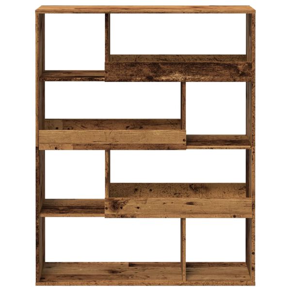 vidaXL Boekenkast 100x33x125,5 cm bewerkt hout oud houtkleurig