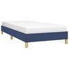 vidaXL Bedframe zonder matras 100x200 cm stof blauw