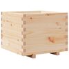 vidaXL Plantenbak 60x60x49,5 cm massief grenenhout