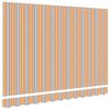 vidaXL Vervangingsdoek voor zonnescherm Multikleur 350 x 200 cm Canvas