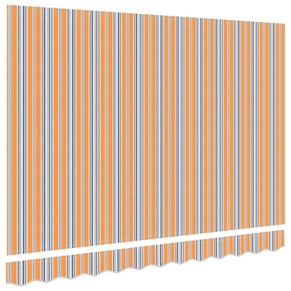 vidaXL Vervangingsdoek voor zonnescherm Multikleur 350 x 200 cm Canvas