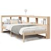 vidaXL Bed met boekenkast zonder matras massief grenenhout 75x190 cm