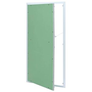 vidaXL Toegangs paneel Groen en Zilver 55 x 105 cm