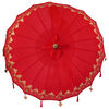 vidaXL Balinese Parasol Rood 185 x 185 x 260 cm