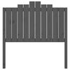 vidaXL Hoofdbord 106x4x110 cm massief grenenhout grijs