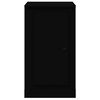 vidaXL Dressoirs 2 st 37,5x35,5x67,5 cm bewerkt hout zwart
