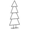 vidaXL Kerstdecoratie kerstboom 90 cm metaal zwart