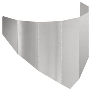 vidaXL Gazonrand 100 x 45 cm Staal Zilverkleurig