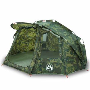 vidaXL Vistent 5-persoons waterdicht camouflage