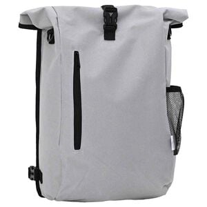 vidaXL Fietstas Grijs 31 x 13 x 58 cm Polyester