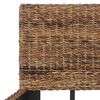 vidaXL Bedframe natuurlijk rattan 160x200 cm