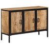 vidaXL Dressoir 105x35x70 cm massief ruw mangohout