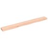 vidaXL Wandschap 100x10x4 cm onbehandeld massief eikenhout