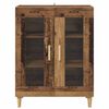 vidaXL Dressoir Oud Hout 69,5 x 34 x 90 cm Bewerkt hout